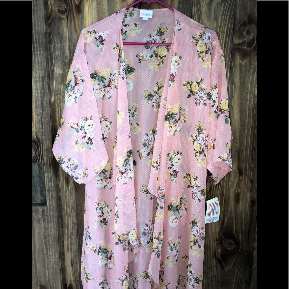 🔴 SOLD 🔴 Lularoe Shirley Floral Kimono - Picture 1 of 5